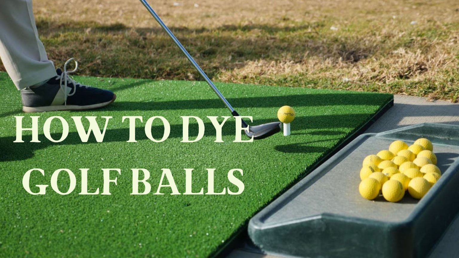 How to Dye Golf Balls Modesto Muni Golf
